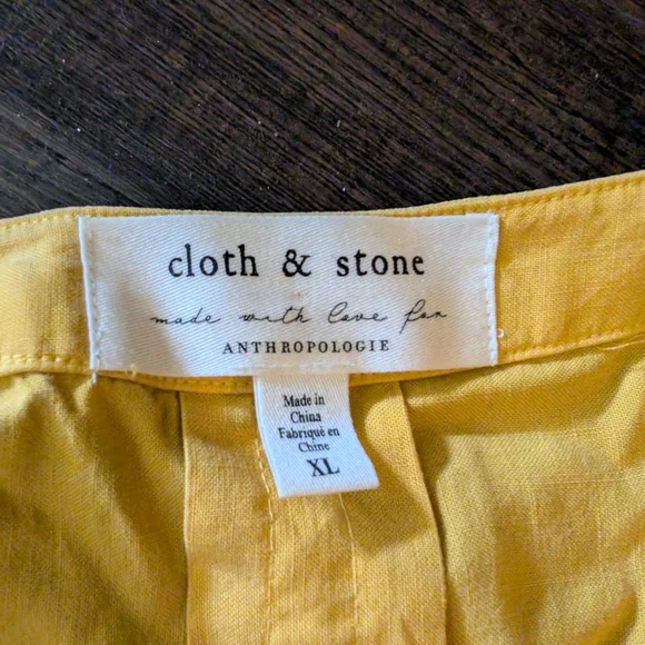 Anthropologie Yellow Tank Top - Picture 2 of 3